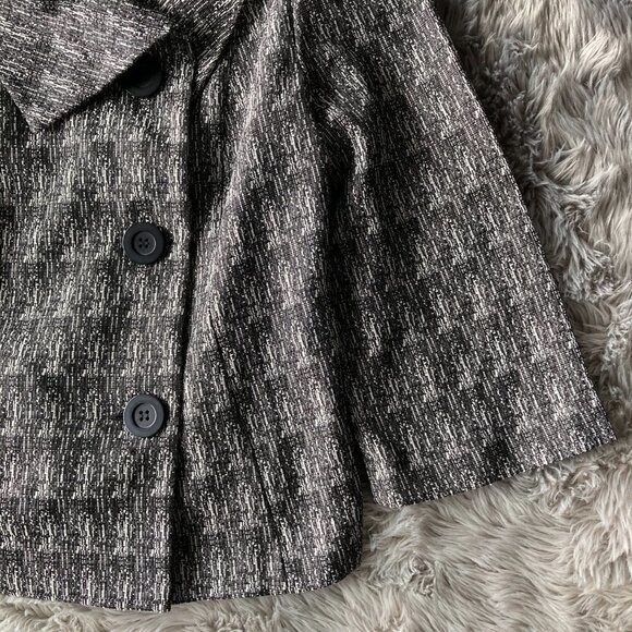 Azure Women's Cropped Single Breasted Jacket Size 16 - Picture 5 of 9